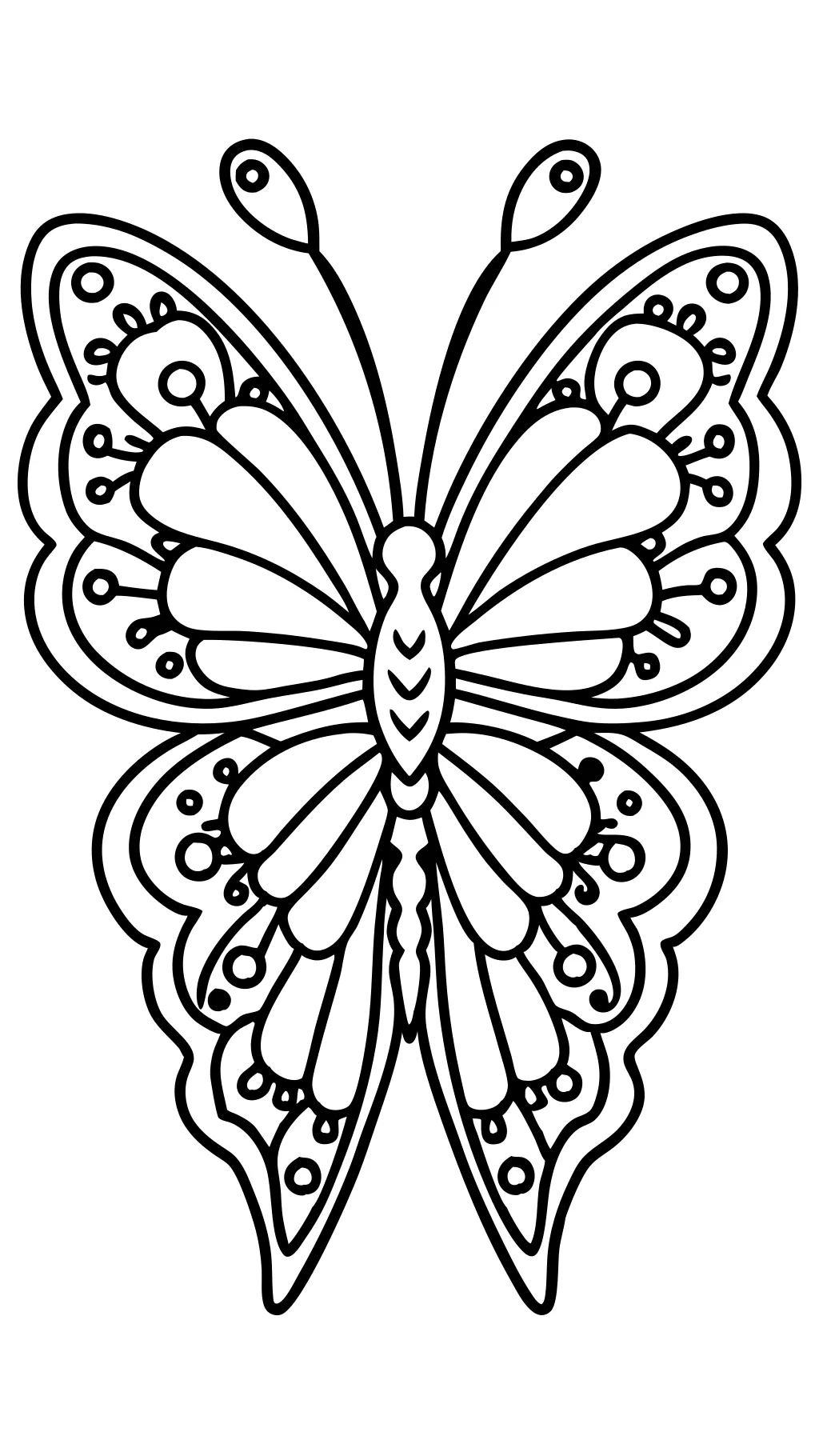 páginas para colorear de mariposas